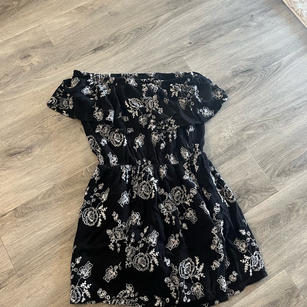Floral Off-Shoulder Romper